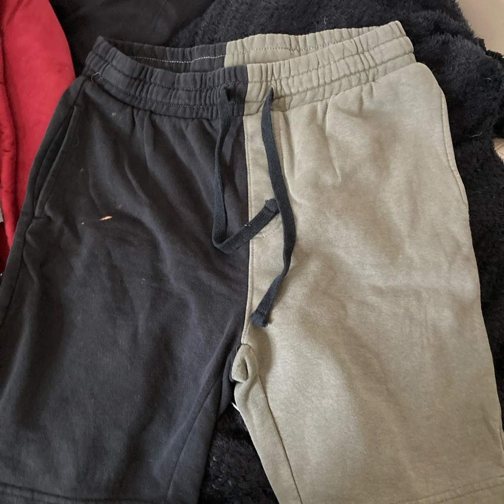 No Boundaries Kids Black and Gray Shorts